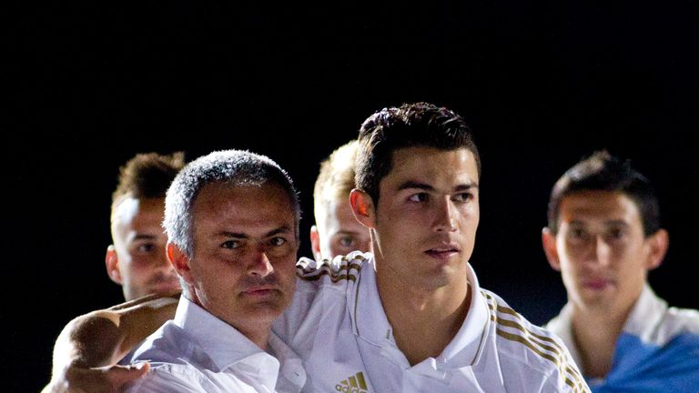 Jose Mourinho dampens Cristiano Ronaldo exit reports 1 Ronaldo worked with Mourinho at Real Madrid
