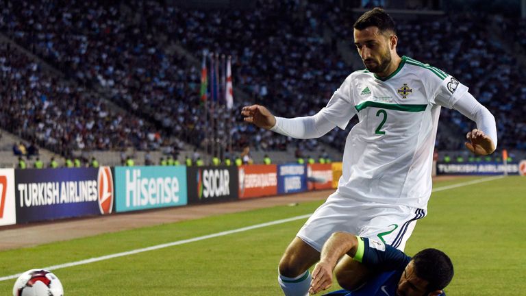 Conor McLaughlin was lively in the second half for Northern Ireland