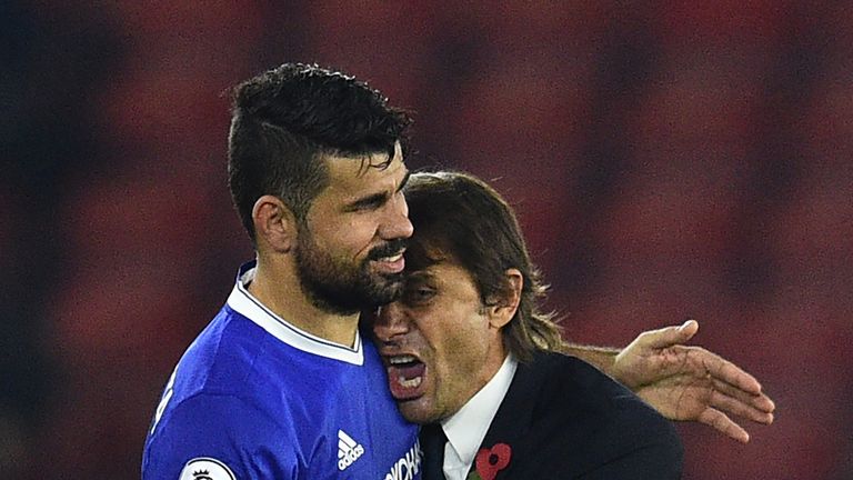 Diego Costa has been told he does not feature in Antonio Conte's plans for next season