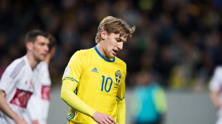 RB Leipzig's Emil Forsberg is a Sweden international