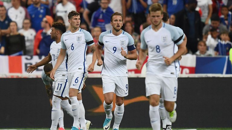 Harry Kane scored twice but England were beaten by France