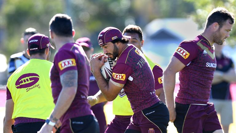 Johnathan Thurston is an injury concern ahead of Wednesday's Origin II