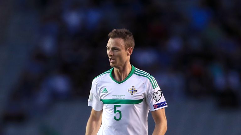 Northern Ireland's Jonny Evans helped Northern Ireland to victory