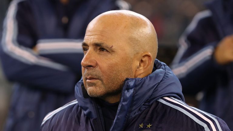 Sampaoli replaced Edgardo Bauza in April 2017