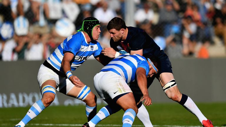 Mark Wilson topped England's tackle count on his debut