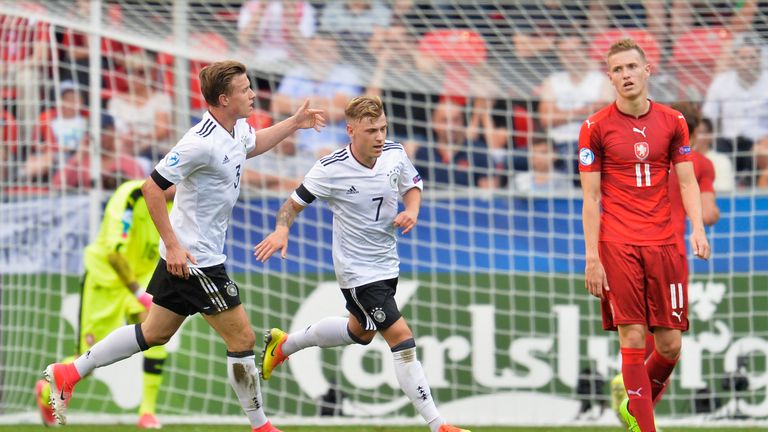 Max Meyer (right) maybe the next star to leave Schalke