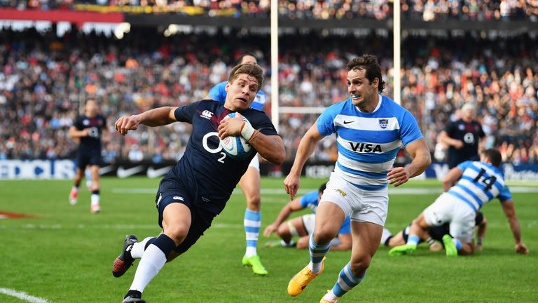 England will face Argentina, Australia and Samoa in this year's November internationals