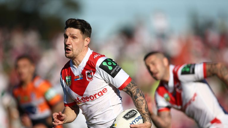 Gareth Widdop led the Dragons to a comeback win over the Knights