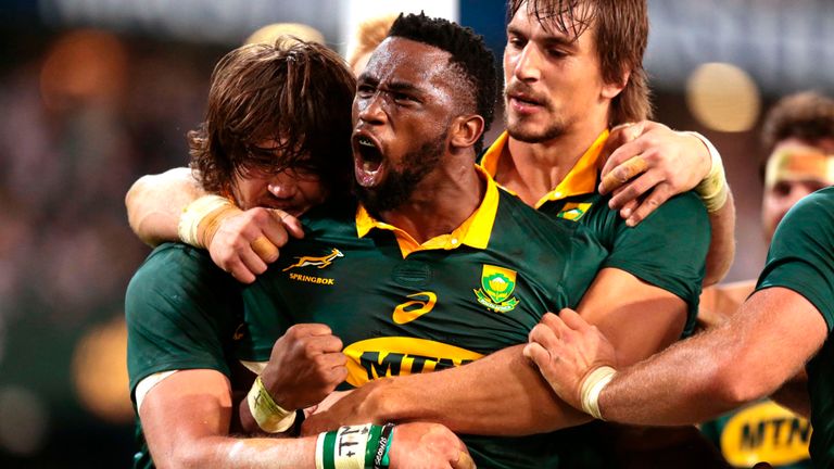 Siya Kolisi was outstanding for South Africa in his hometown of Port Elizabeth