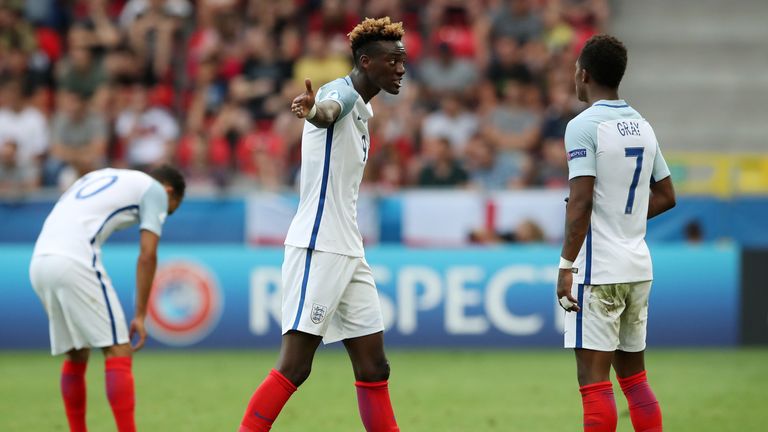 Tammy Abraham (pictured) and Redmond saw their penalties saved
