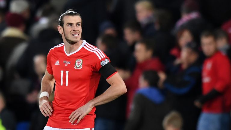 Gareth Bale will miss the Belgrade tie after he received a second yellow card for a tackle on John O'Shea in the 0-0 draw with Republic of Ireland in March