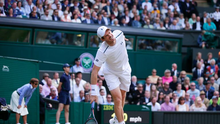 Murray hasn't played a competitive match since losing to Sam Querrey in the Wimbledon quarter-finals last year