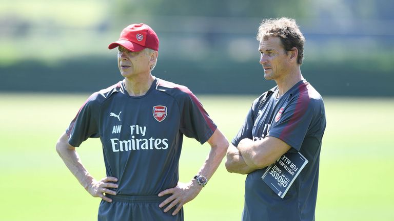 Jens Lehmann joined Wenger's first-team coaching staff in 2017