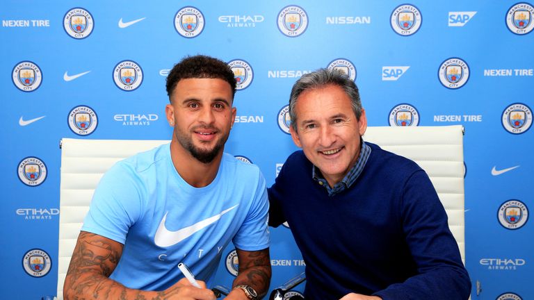 Image result for kyle walker sign man city