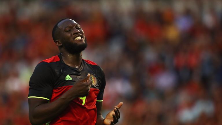 Romelu Lukaku scored twice for Belgium in their 3-3 draw with Mexico