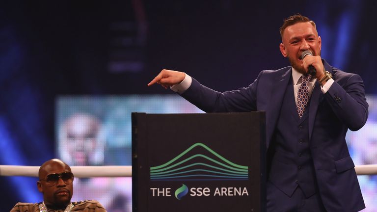 McGregor was in fine form at Wembley Arena