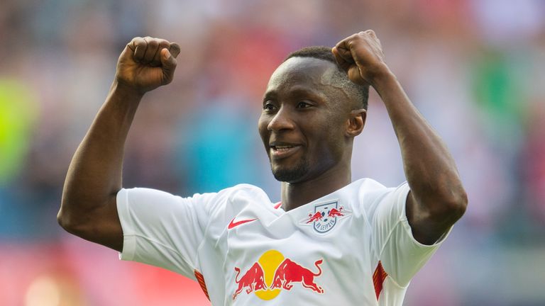 Leipzig's Guinean midfielder Naby Keita has been heavily linked with a move to Liverpool