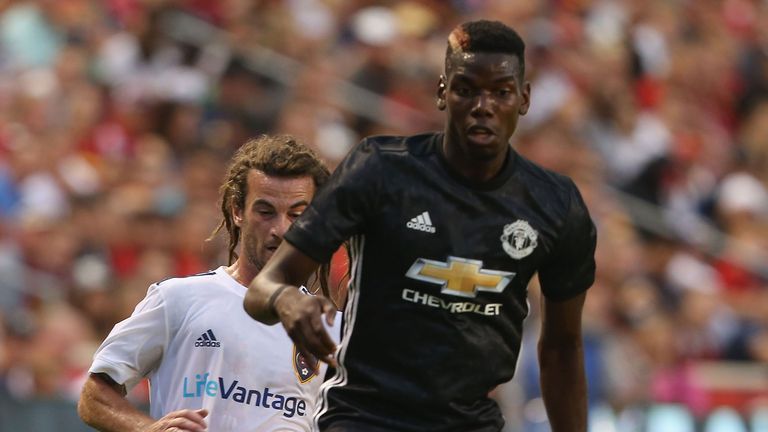 Paul Pogba in action