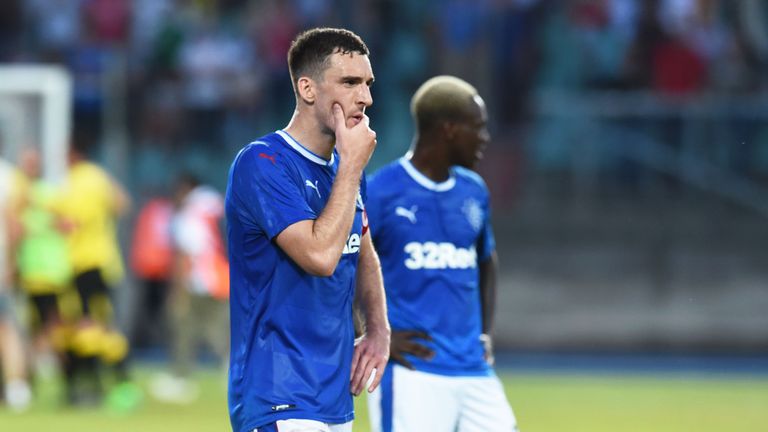 Rangers captain Lee Wallace at full-time