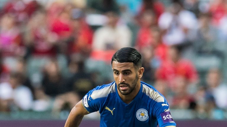 Mahrez has requested a move away from Leicester this summer