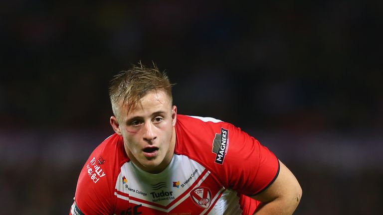 Greg Richards in action for St Helens