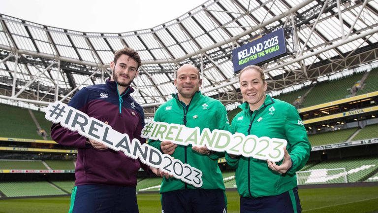 Ireland are competing against France and South Africa for the right to host the 2023 World Cup