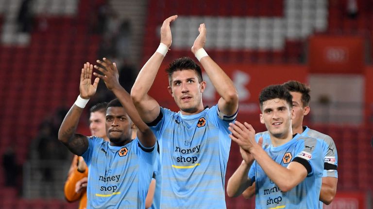 Danny Batth (c) starts a three-match suspension for Wolves