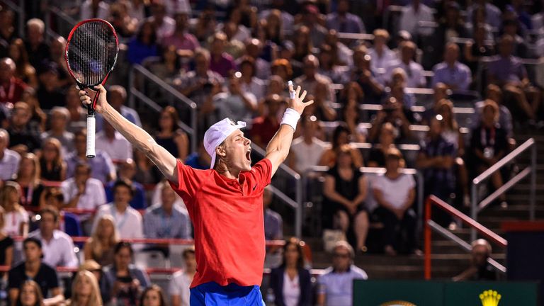 Canada's Denis Shapovalov, 18, has delighted the home crowd by reaching the last-four in Montreal