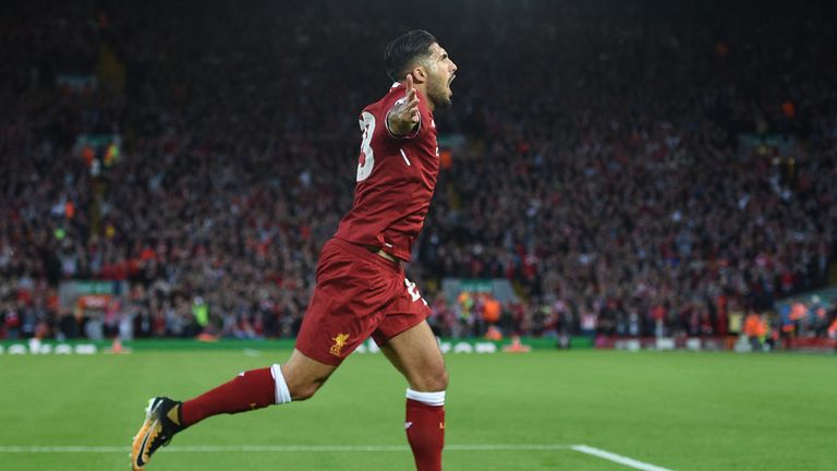Emre Can opened the scoring for Liverpool on Wednesday night
