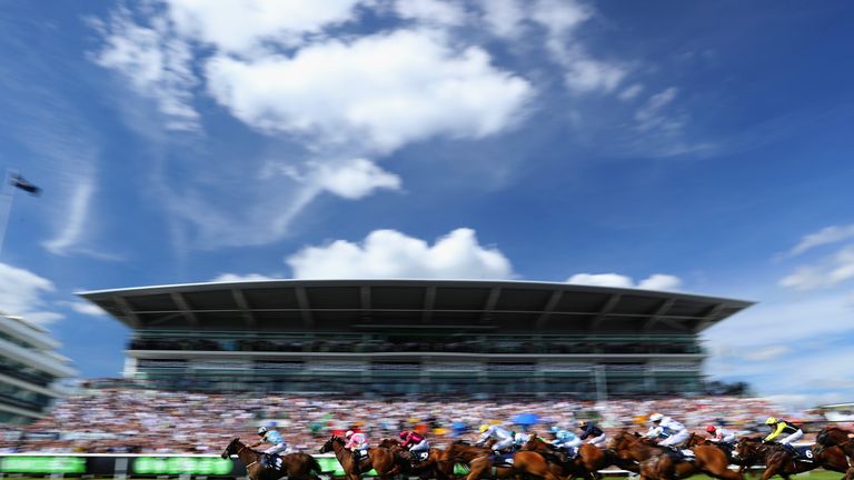 Caspian Prince pictured winning at Epsom in the summer