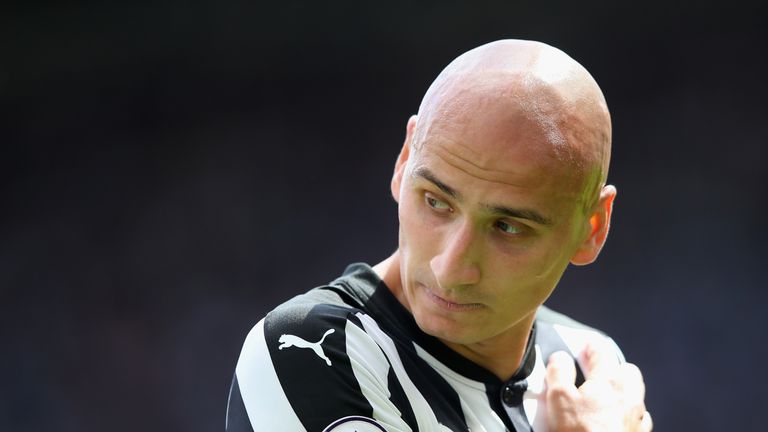 Jonjo Shelvey broke a finger during the incident but will be fit to face Southampton