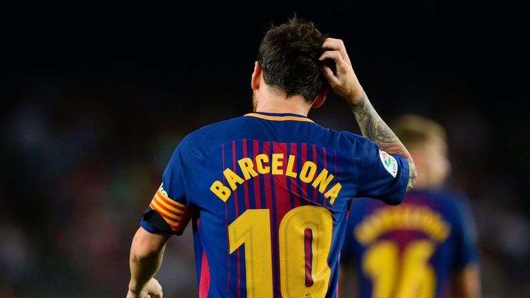 Messi agreed a new deal with Barca in July but is yet to sign it