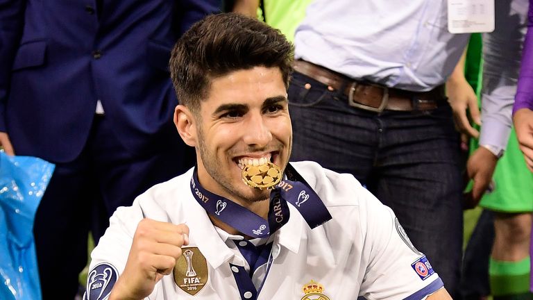 Marco Asensio scored in the Champions League final victory in June