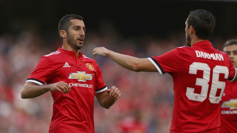 Henrikh Mkhitaryan scored his third goal of pre-season