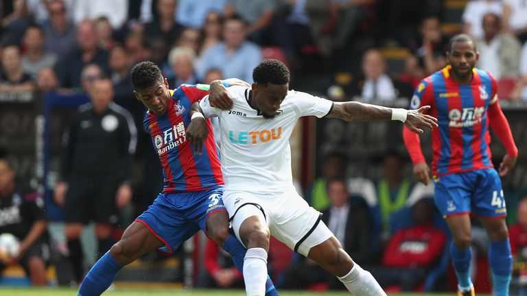 Swansea won 2-0 at Crystal Palace in August