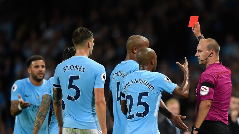 Neville thinks the decision to send Walker off was wrong