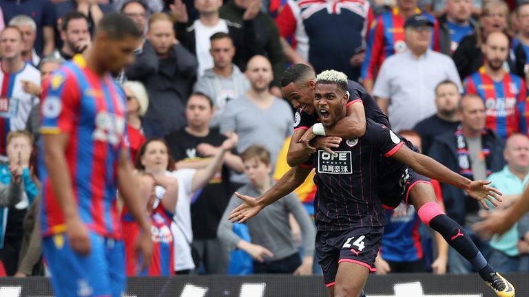 Steve Mounie is back in training for Huddersfield