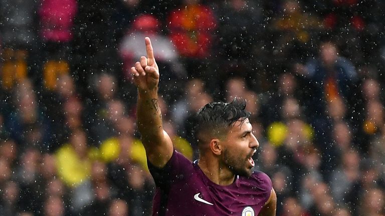 Aguero has been in a rich vein of form, including a hat-trick in a 6-0 win at Watford