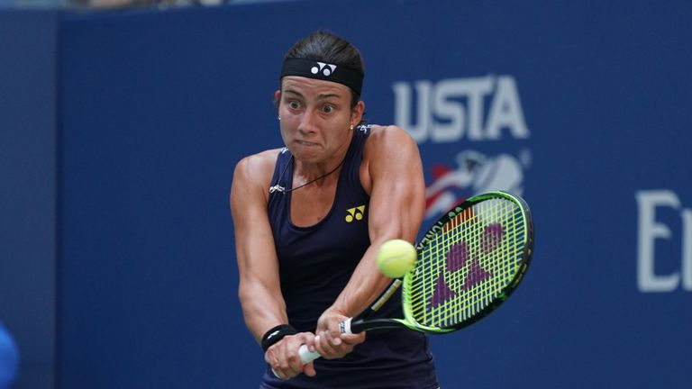 Sevastova saw off Maria Sharapova in the fourth round but was beaten in the last eight for a second successive year