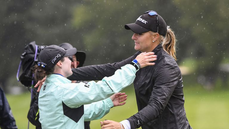 Anna Nordqvist beat Brittany Altomare at the first extra hole