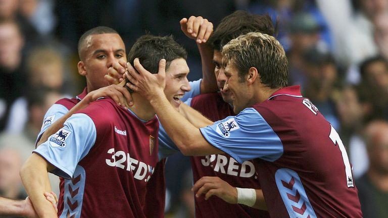 Barry (left) was prolific in his mid-20s for Aston Villa