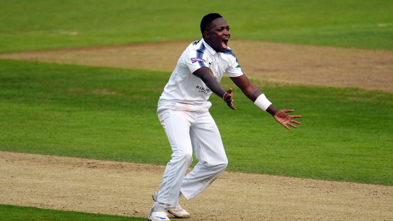 Fidel Edwards ensured Worcestershire slipped from 59-3 to 127 all out on day four at the Ageas Bowl