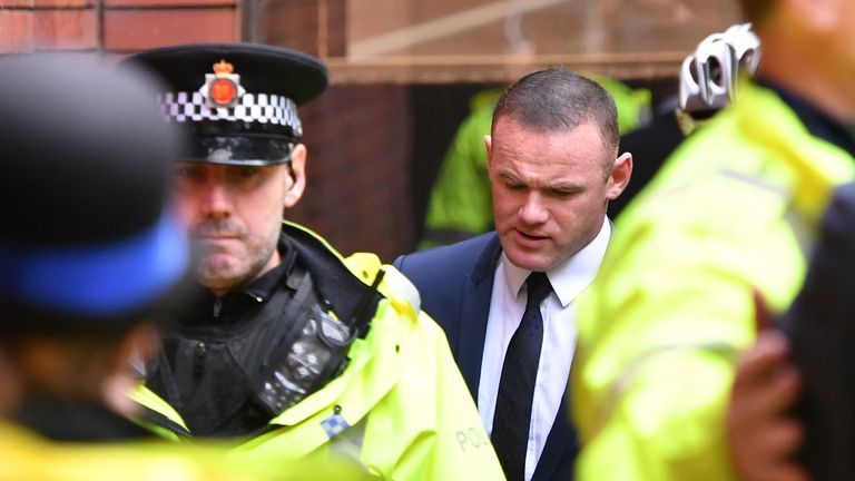 Wayne Rooney has been banned from driving for two years