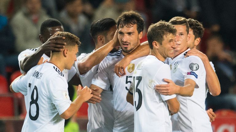 Germany could qualify for the World Cup on Monday