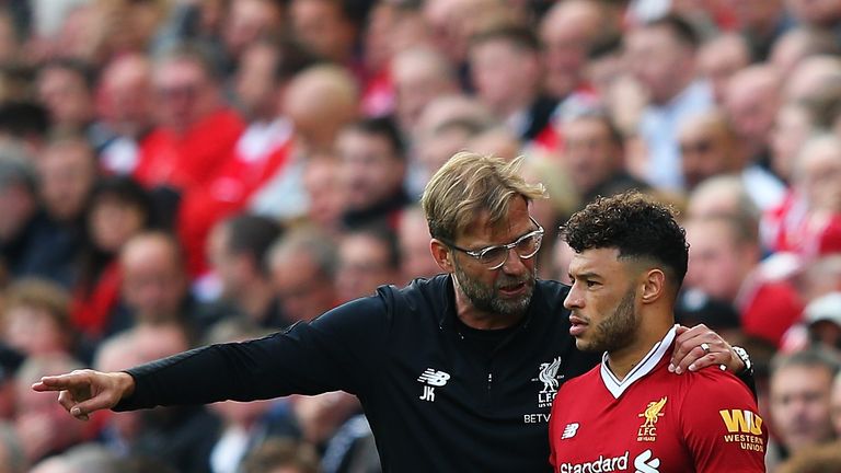 Oxlade-Chamberlain has played 57 minutes across three substitute appearances under Klopp