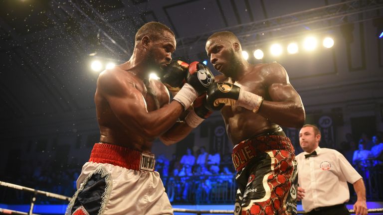 Lawrence Okolie outpointed Blaise Mendouo at York Hall