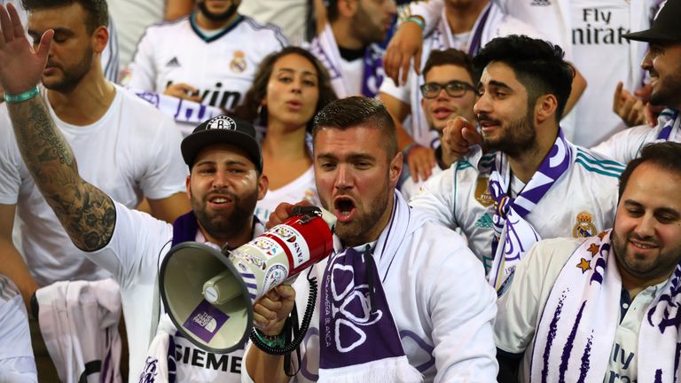 Real Madrid fans enjoyed their night out