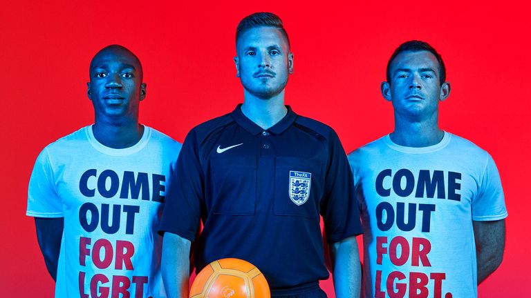 Football referee Ryan Atkin has found acceptance in sport and in the workplace
