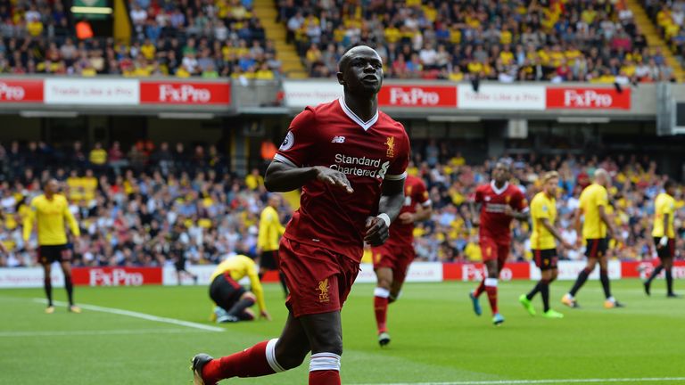 Sadio Mane has been named Premier League Player of the Month for August 