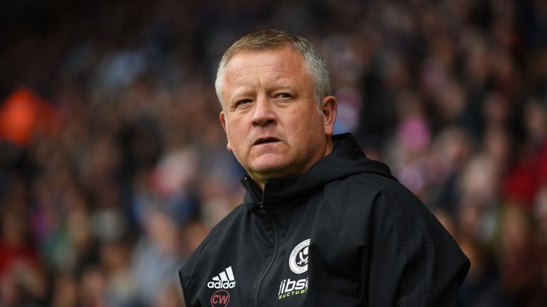 Sheffield United boss Chris Wilder